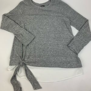 Simply Vera Wang Long Sleeve Layered Top NWOT